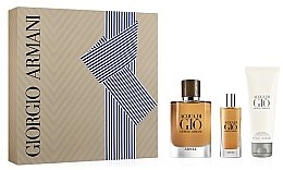 Парфумерія, косметика Набір - Giorgio Armani Acqua di Gio Absolu (edp/75ml + edp/15ml + sh/gel/75ml)