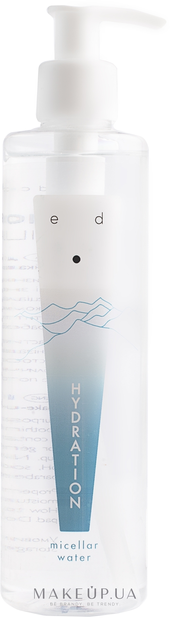 Міцелярна вода "Зволоження" - Ed Cosmetics Hydration Micellar Water — фото 250ml