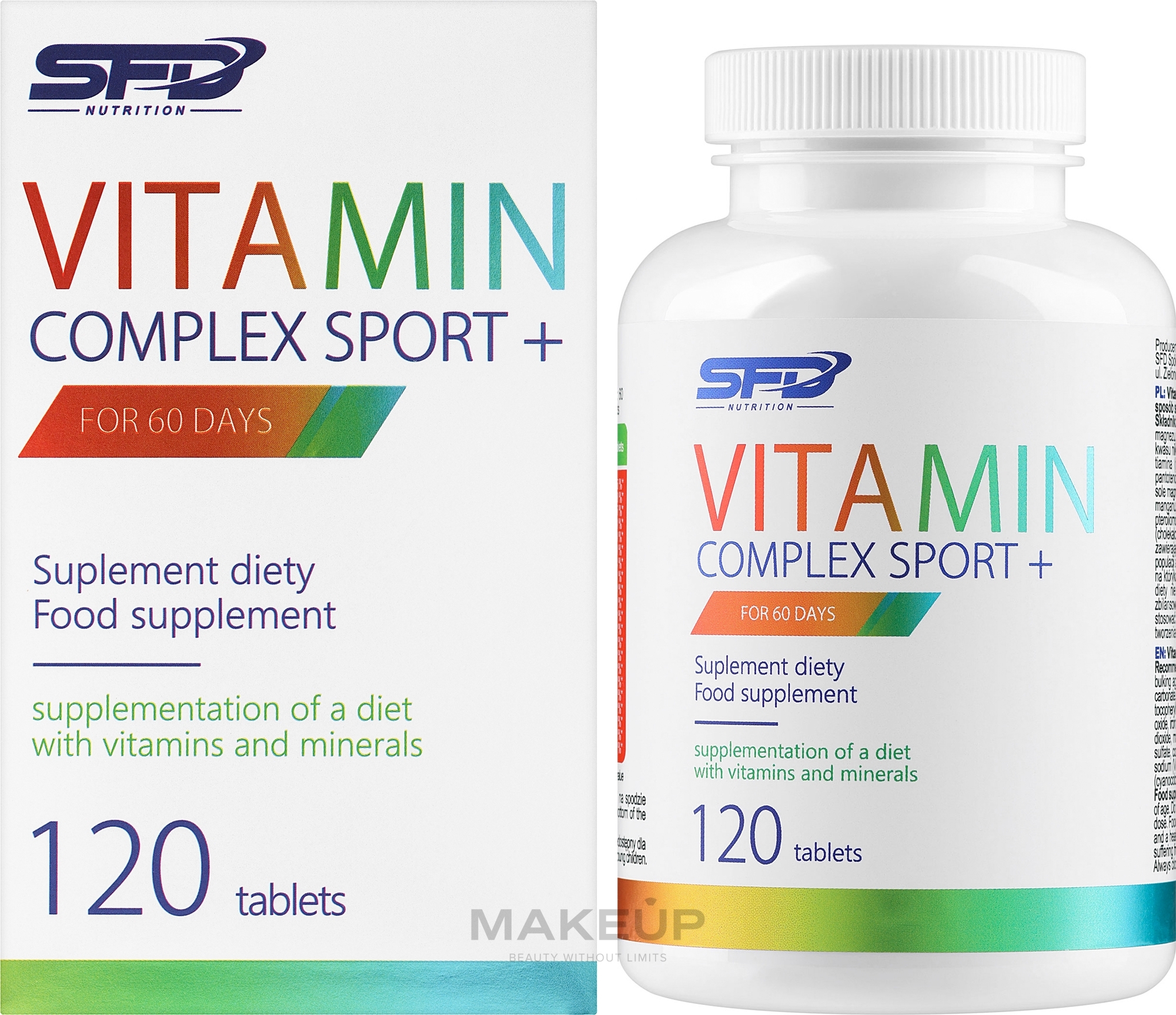 Вітамінний комплекс - SFD Nutrition Vitamin Complex Sport — фото 120шт