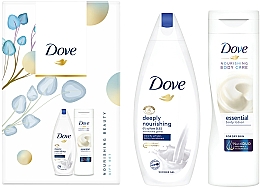 Парфумерія, косметика Набір - Dove Nourishing Beauty (sh/gel/250ml + b/lotion/250ml)