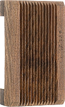 Мыльница деревянная "Natural", темно-коричневая - Organique — фото N1