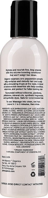 Кондиціонер для волосся "Розмарин і перцева м'ята" - John Masters Organics Rosemary & Peppermint Detangler — фото N2