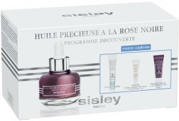 Парфумерія, косметика Набір - Sisley Black Rose Precious Face Oil Discovery Program (face oil/25 ml + cr/mask/10 ml + cr/10ml + cr/2ml)