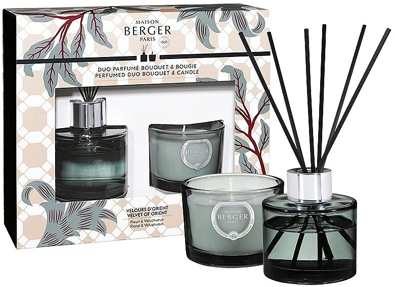 Набір - Maison Berger Adagio & Velours D'Orient (diffuser/80ml +  candle/80g): купити за найкращою ціною в Україні