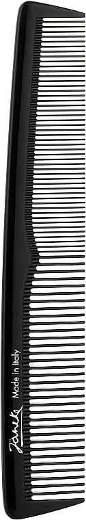 Гребінь для волосся, чорний - Janeke Polycarbonate Cutting Comb Medium 804 — фото N1
