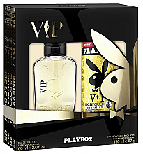 Духи, Парфюмерия, косметика Playboy VIP for Him - Набор (edt/60ml + deo/spray/150ml)