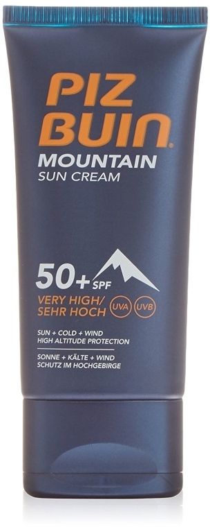 Защитный крем для лица - Piz Buin Mountain Sun Cream SPF50 — фото N1