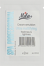 Парфумерія, косметика Ультраматувальна крем-емульсія для обличчя - Mila Cream-emulsion Ultra Mattifying (пробник)