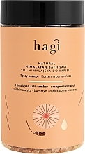 Парфумерія, косметика Натуральна гімалайська сіль для ванн "Пряний апельсин" - Hagi Natural Himalayan Bath Salt Spicy Orange