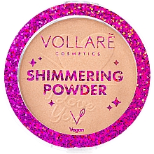 Парфумерія, косметика Мерехтлива пудра для обличчя - Vollare Shimmering Powder