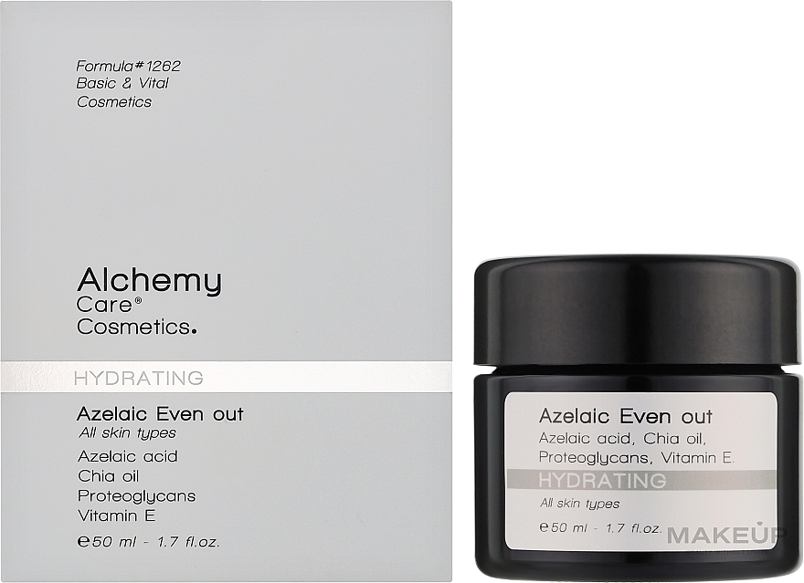 УЦІНКА Зволожувальний крем з азелаїновою кислотою - Alchemy Care Cosmetics Azelaic Even Out Cream * — фото N1