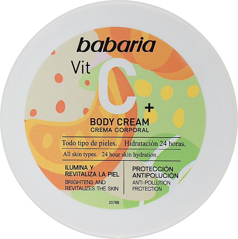 Крем для тіла з вітаміном С - Babaria Body Cream Vit C+ — фото N1