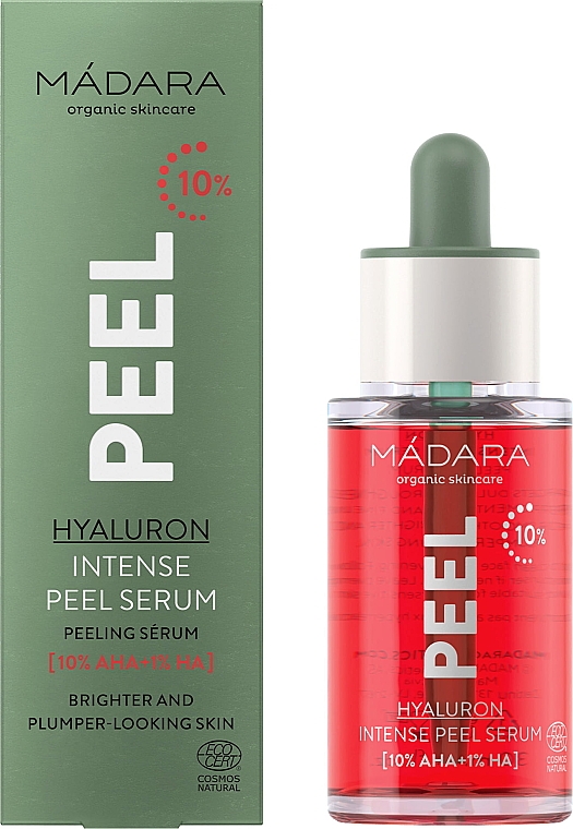 Сироватка-пілінг з гіалуроновою кислотою - Madara Cosmetics Peel Peel Hyaluron Intense Peel Serum — фото N1