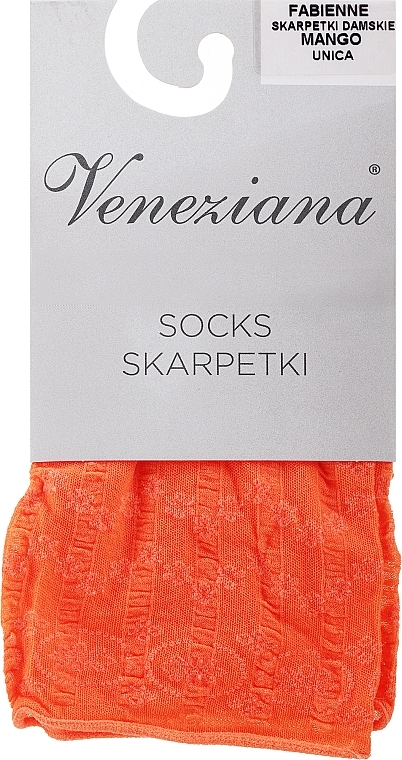 Шкарпетки для жінок "Fabienne", 20 Den, mango - Veneziana — фото N1
