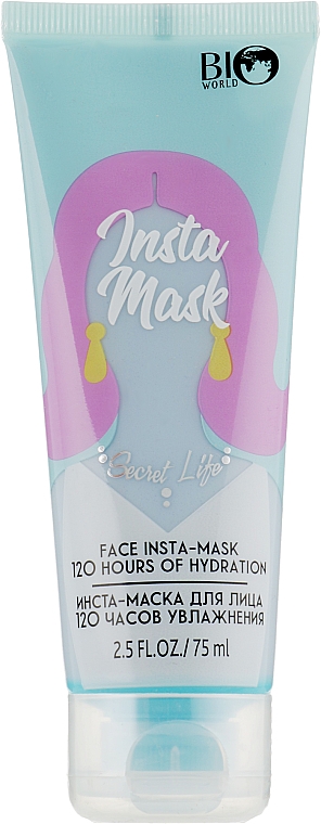 Увлажнющая маска для лица - Bio World Insta Mask