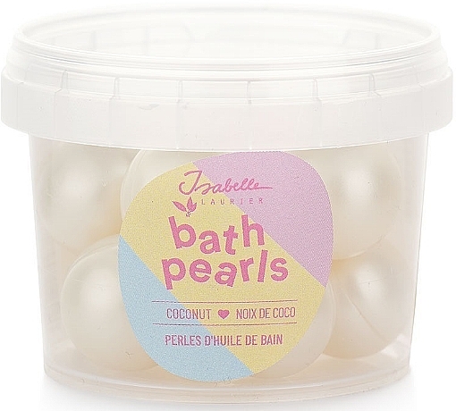 Жовте конфетті для ванни "Coconut" - Isabelle Laurier Bath Oil Pearls — фото N1