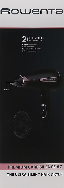 Фен для волос - Rowenta Premium Care Silence Pro AC CV7920 — фото N5