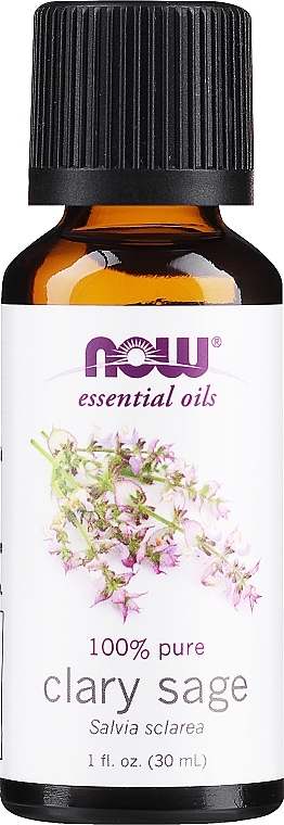 Эфирное масло мускатного шалфея - Now Foods Essential Oils 100% Pure Clary Sage — фото N1