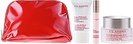 Духи, Парфюмерия, косметика Набор - Clarins (cr/50ml + cr/15ml + ser/10ml + bag)