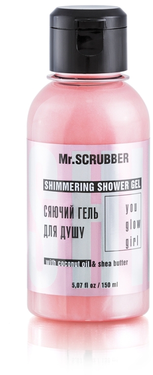 Сяйний гель для душу - Mr.Scrubber You Glow Girl Shimmering Shower Gel — фото N1