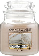 Парфумерія, косметика Ароматична свічка "Теплий кашемір" - Yankee Candle Warm Cashmere