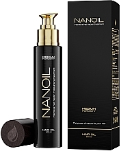 Масло для волос со средней пористостью - Nanoil Hair Oil Medium Porosity — фото N5