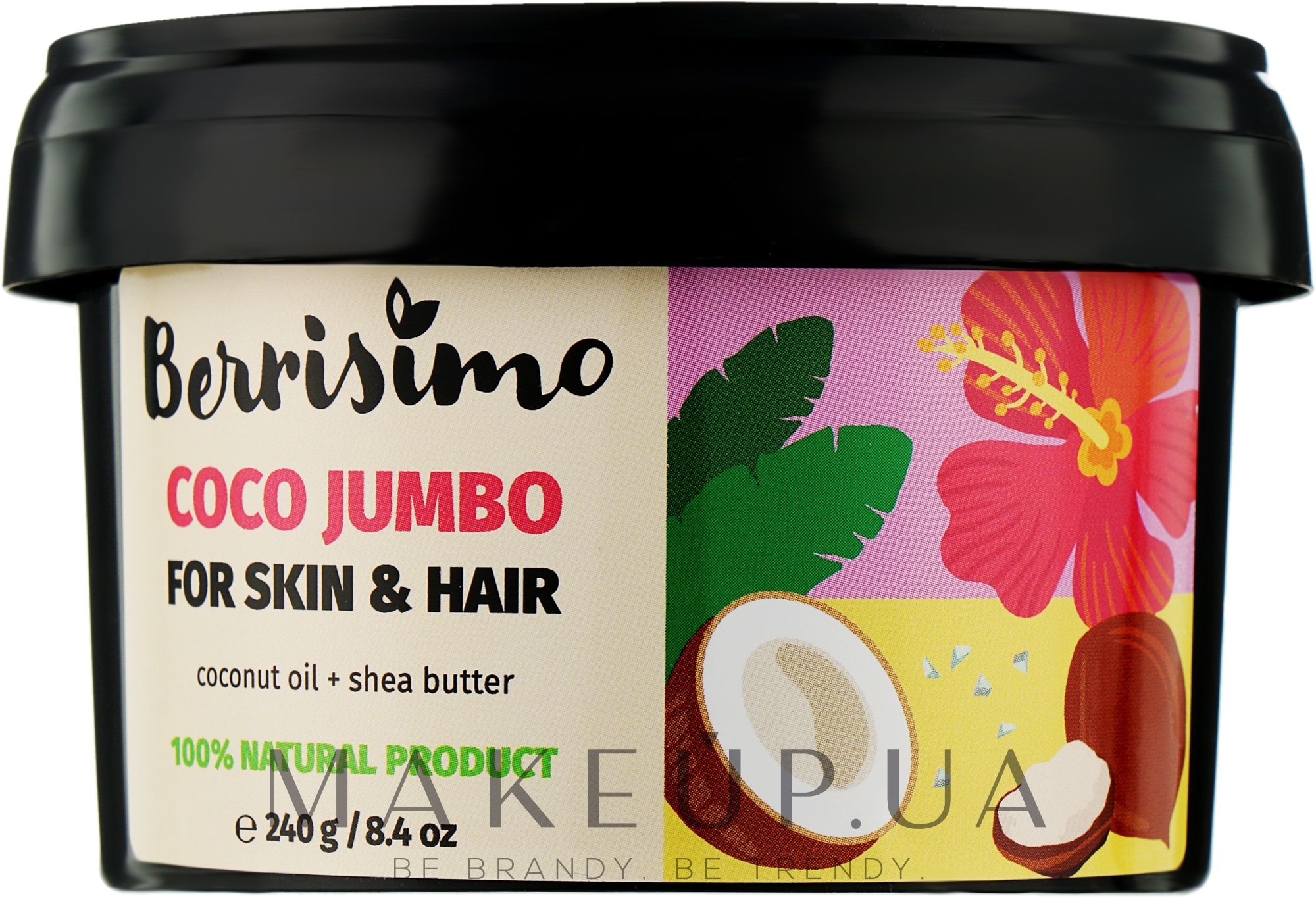 Масло для кожи и волос - Beauty Jar Berrisimo Coco Jumbo For Skin & Hair — фото 240g
