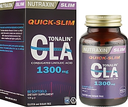 Дієтична добавка для схуднення - Nutraxin QS Tonalin CLA — фото N2