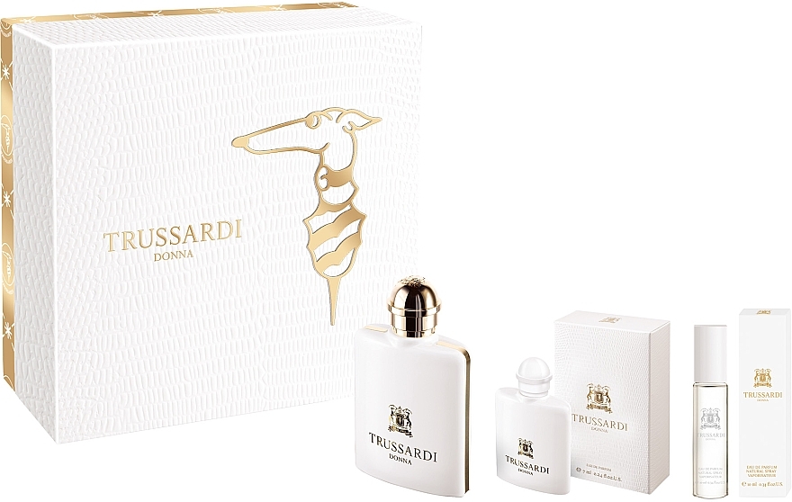 Trussardi Donna - Набор (edp/50ml + edp/7ml + edp/10ml) — фото N1