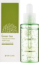 Ампульная ночная сыворотка с зеленым чаем - 3W Clinic Green Tea Natural Time Sleep Ampoule — фото N2