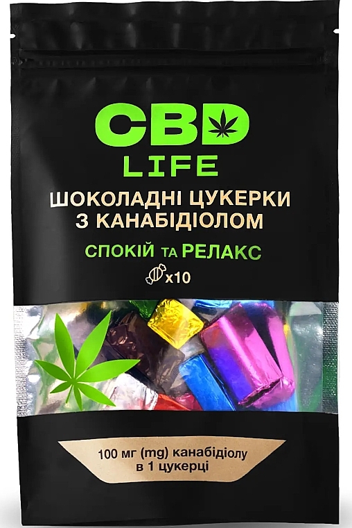 Шоколадные конфеты с каннабидиолом - CBD Life — фото N1