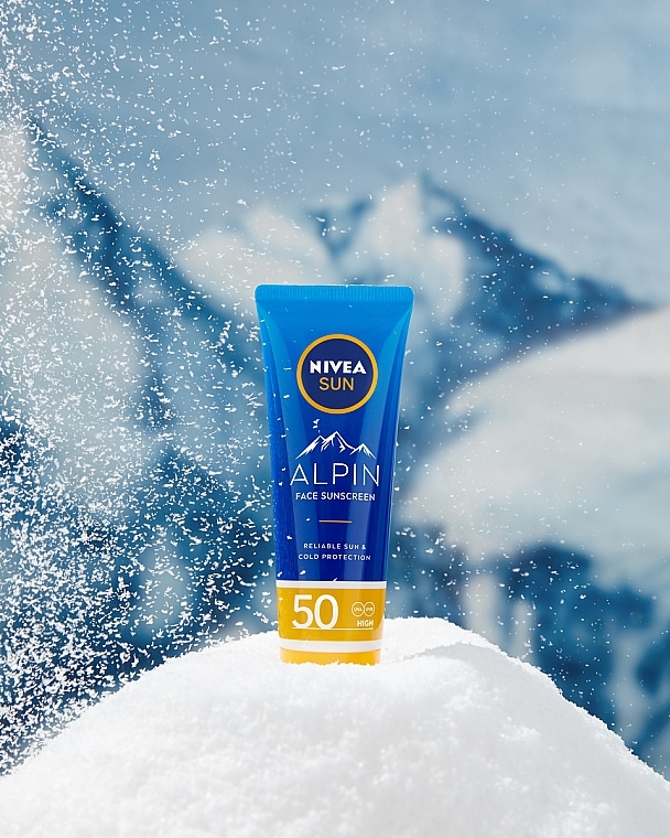 Солнцезащитный крем для лица SPF50 - NIVEA Sun Alpin Sun Cream for Face SPF 50+ — фото N10