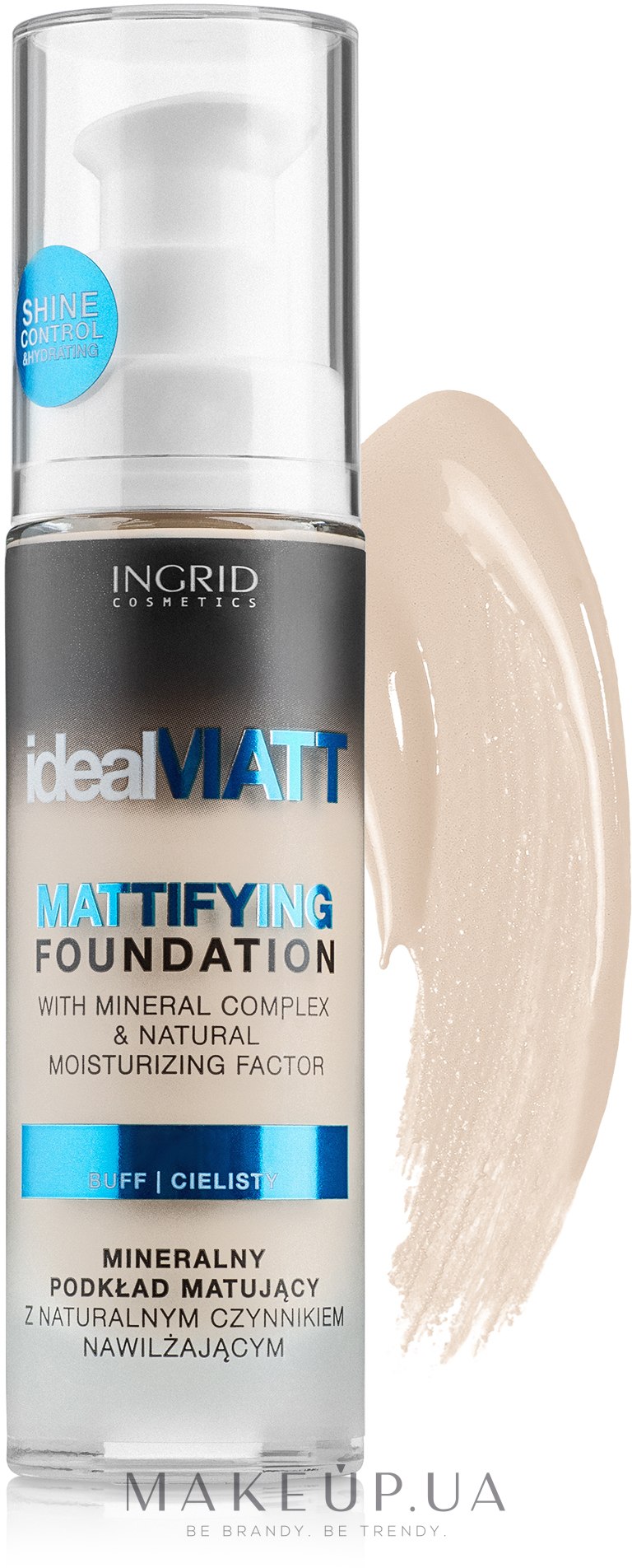 Тональный крем - Ingrid Cosmetics Ideal Matt Mattifying Foundation — фото 300 - Ivory