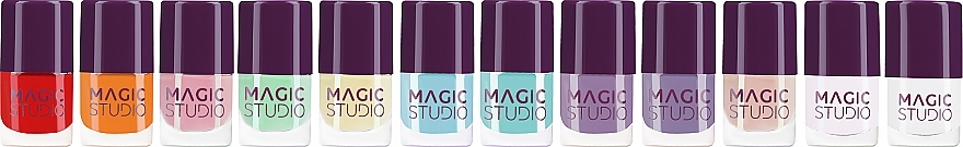 Набор лаков для ногтей - Magic Studio New Rules Master Of Colors 12 Nail Polishes — фото N1