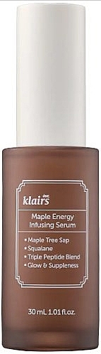 Живильна сироватка з кленовим соком - Dear Klairs Maple Energy Infusing Serum — фото N1