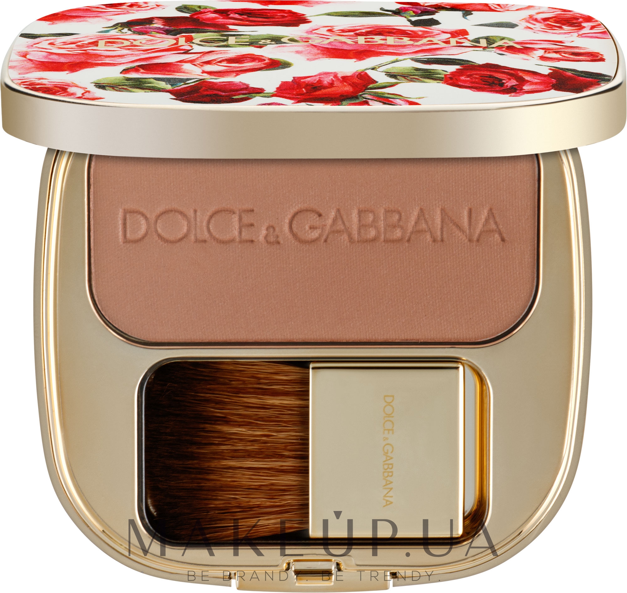 Сяйні рум'яна для обличчя - Dolce&Gabbana Blush Of Roses Luminous Cheek Colour — фото 120 - Caramel