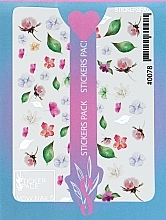 Духи, Парфюмерия, косметика Дизайнерские наклейки для ногтей "Color 0078" - StickersSpace 