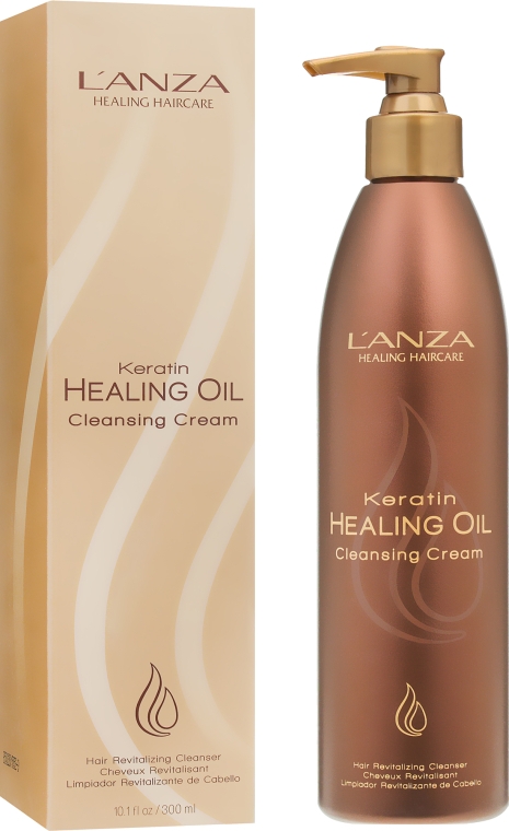 Освежающий крем-шампунь - L'anza Keratin Healing Oil Cleansing Cream — фото N3