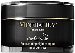 Омолоджувальний нічний комплекс для обличчя з чорною ікрою - Mineralium Caviar Noir Rejuvenating Night Complex — фото N1