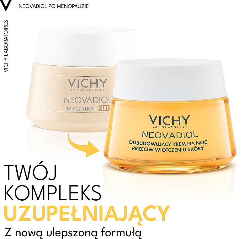 Відновлювальний і зміцнювальний крем для обличчя - Vichy Neovadiol Replenishing Firming Night Cream — фото N10