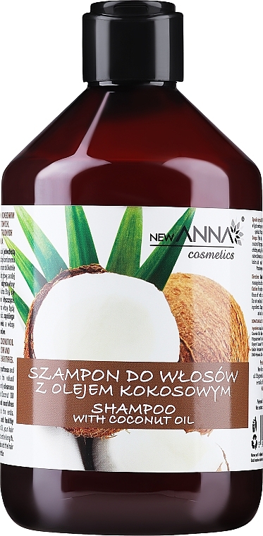 Шампунь для волос с кокосовым маслом - New Anna Cosmetics Hair Shampoo With Coconut Oil