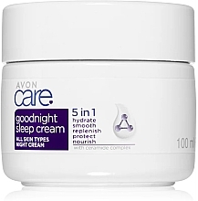 Парфумерія, косметика Відновлювальний нічний крем 5 в 1 - Avon Care Goodnight Sleep