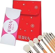 Набор - Ibra Gift Set 6 (pallet/6.9g + brushes/9pcs) — фото N1