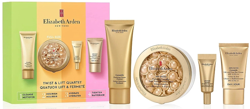 Набор, 4 продукта - Elizabeth Arden Ceramide Twist & Lift Quartet Gift Set — фото N1