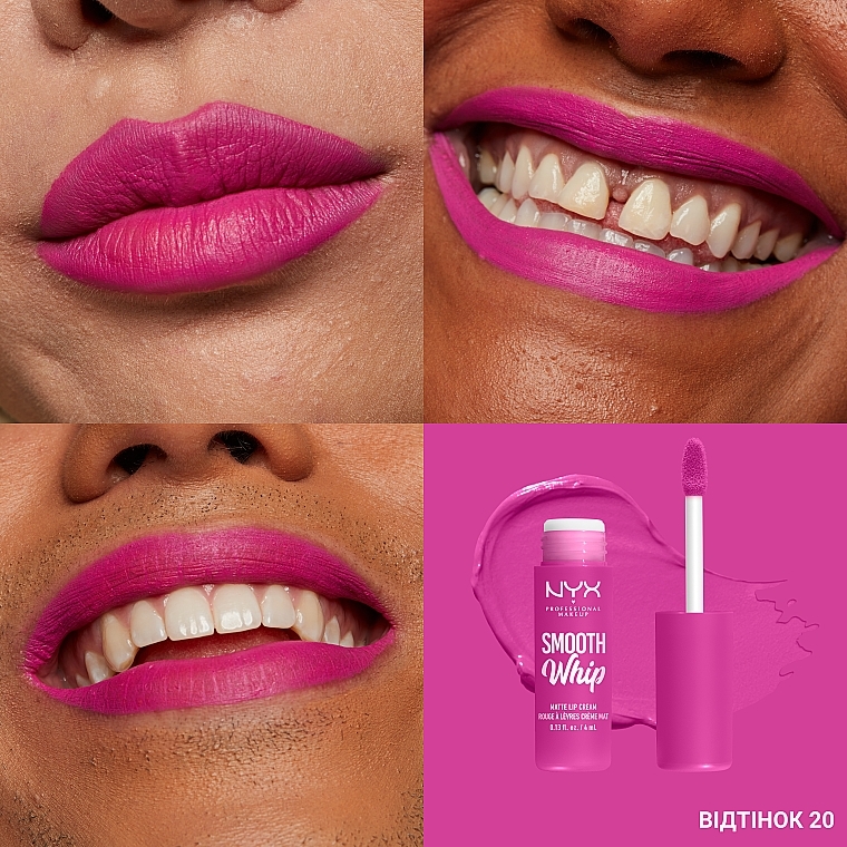 Рідка матова помада-крем для губ - NYX Professional Makeup Smooth Whip Matte Lip Cream — фото N24