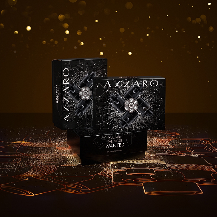 Azzaro The Most Wanted Intense - Набор (edp/100ml + edp/10ml + parf/10ml) — фото N2