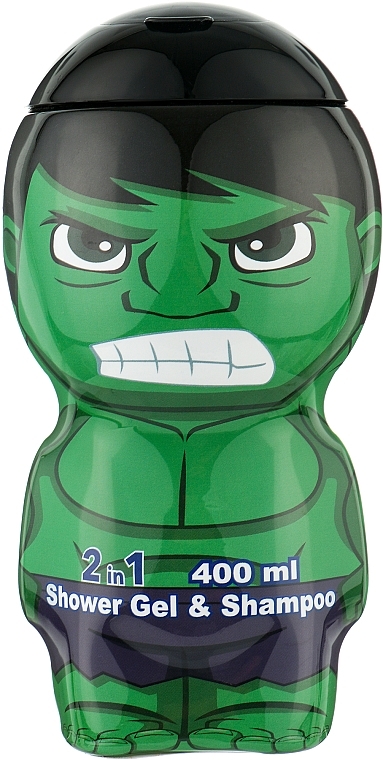 Гель-шампунь "Халк" - Air-Val International Hulk 1D Shower Gel & Shampoo — фото N1