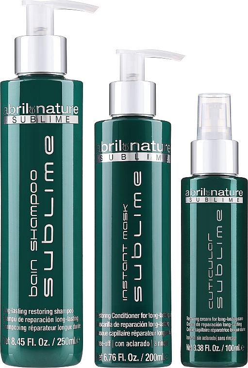 Набір - Abril Et Nature Sublime Line (Shampoo/250ml + Mask/200ml + Serum/100ml) — фото N2