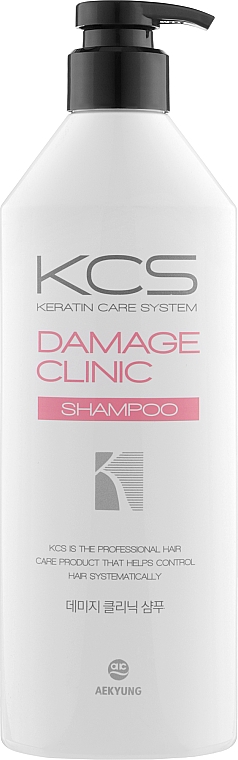 Восстанавливающий шампунь для поврежденных волос - KCS Demage Clinic Shampoo