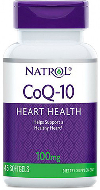 Натуральная добавка CoQ-10, 100 мг - Natrol CoQ-10 Heart Healh — фото N1